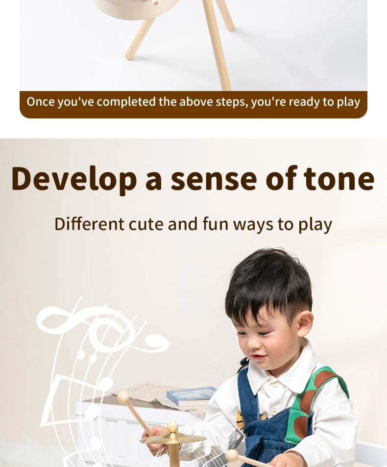 Kids Drum Set Musical Toys for Boy Girl Music Toys