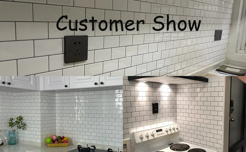 Subway Wall Stickers Peel and Stick 3d Brick Vinyl