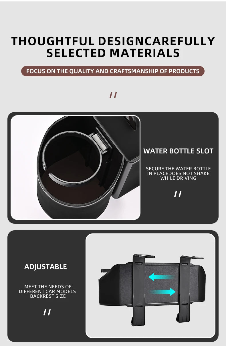 Car Seat Back Storage Box Multi-Functional Vehicle Mounted