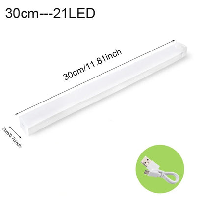 Motion Sensor Wireless LED Night Light USB Rechargeable Long Strip
