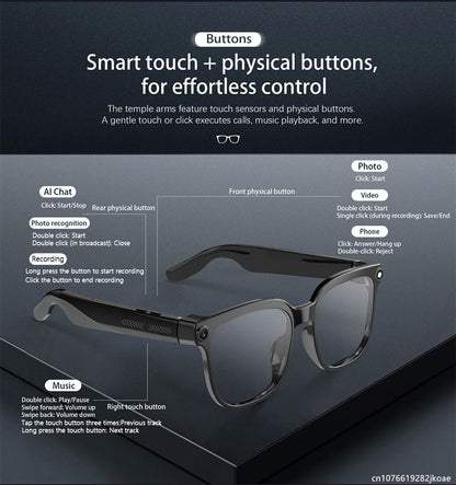 Smart Translation Glasses AI Smart Bluetooth Glasses
