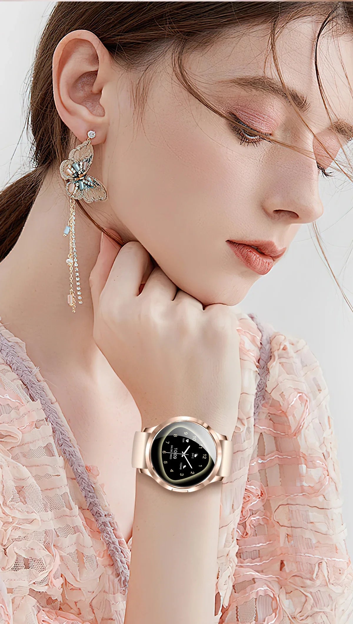 New Smart Watch For Women Gift 1.32 Inch Full Touch Screen