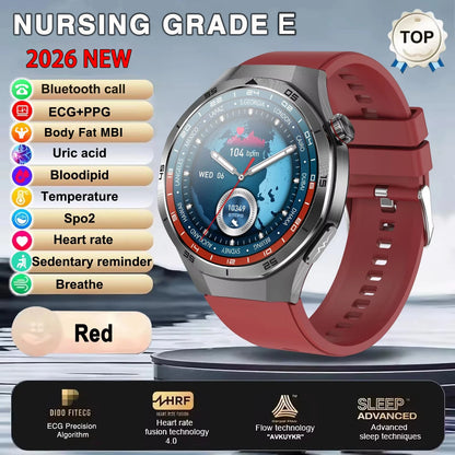New Nursing Grade ECG+PPG Smart Watch Health Analysis