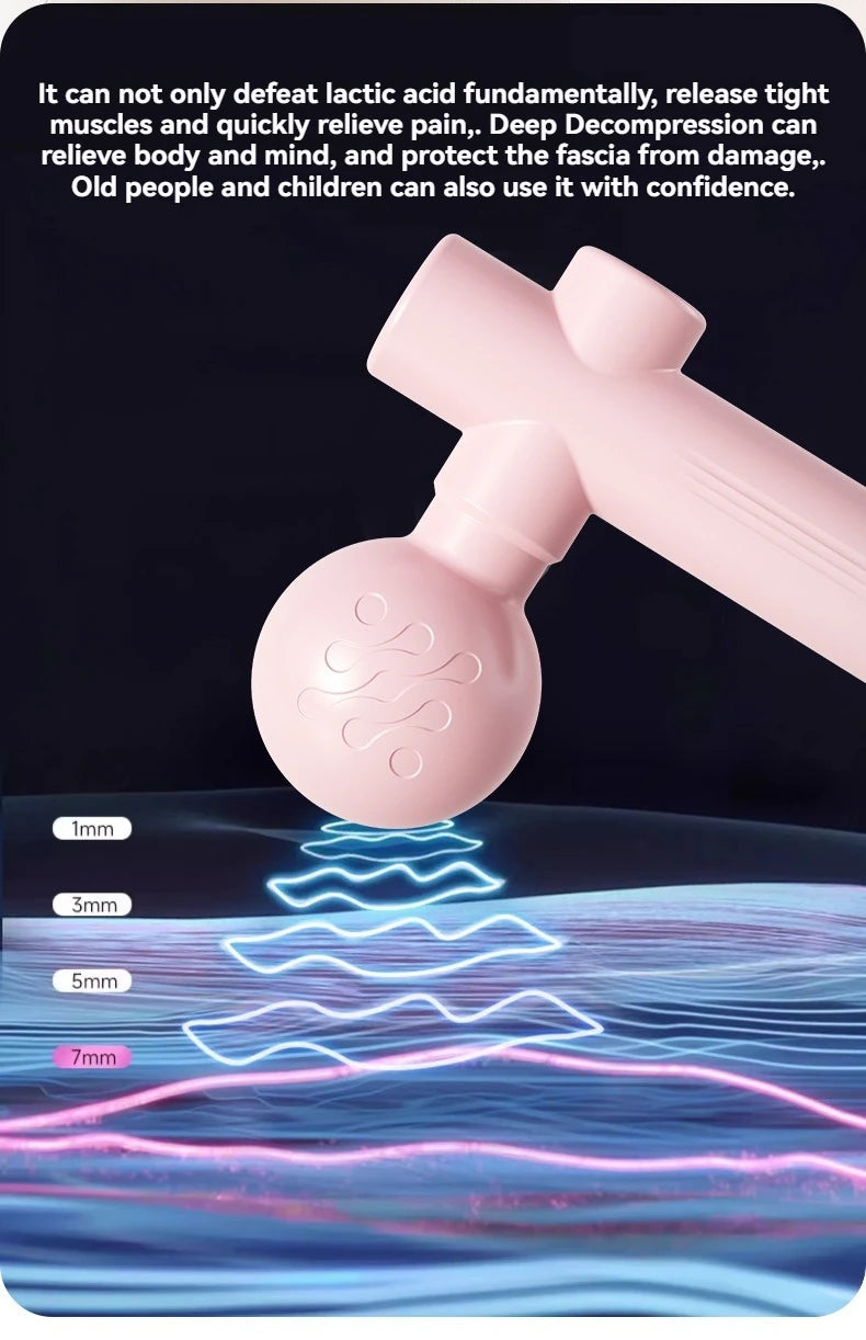 New USB Mini Massage Gun Fascia Machine Muscle Relaxation