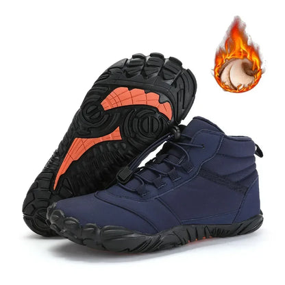Men Plush Winter Boots Shoes Women Waterproof Snow Cotton Boots