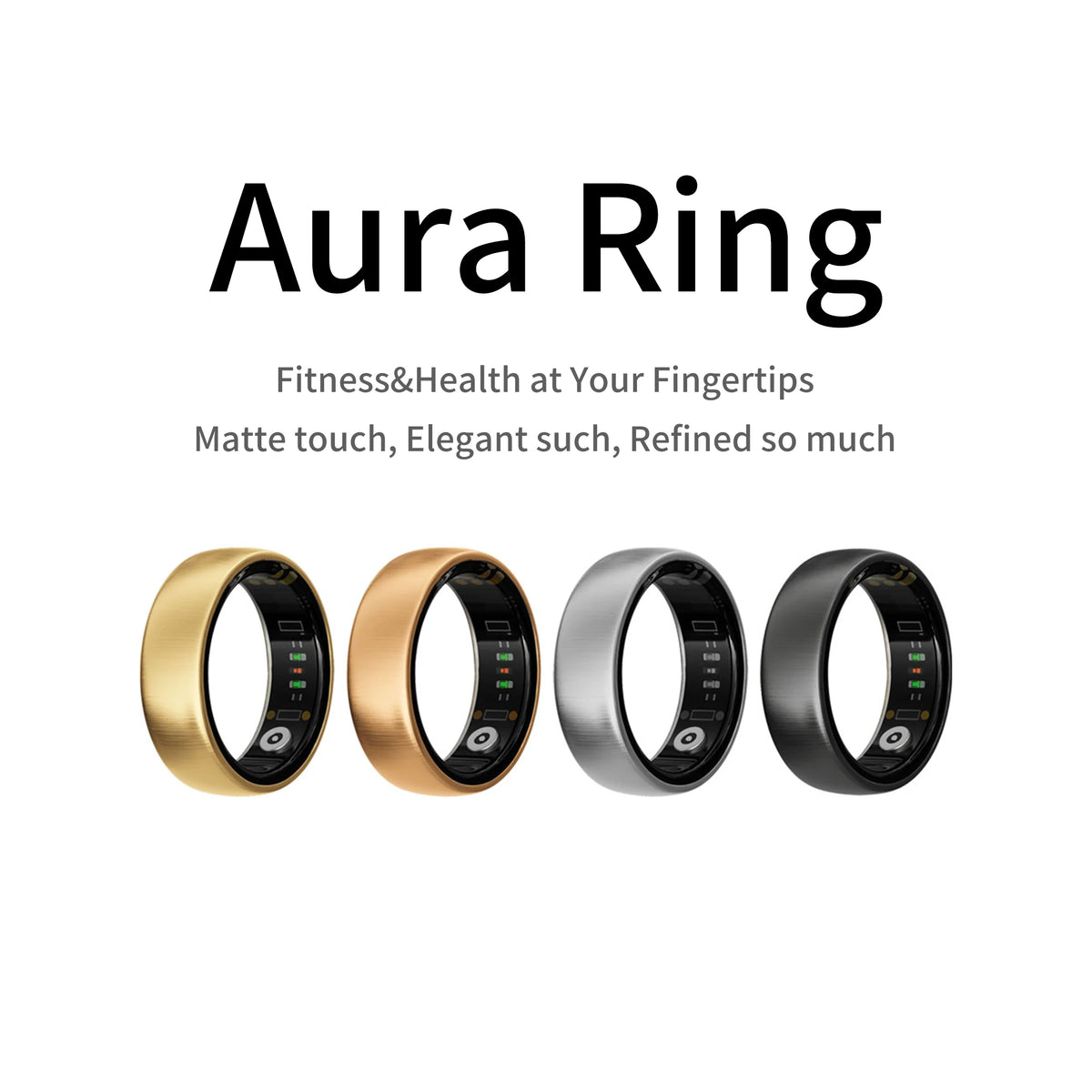 AURA Matt Smart Ring Fitness Sports Health Monitor Sleep