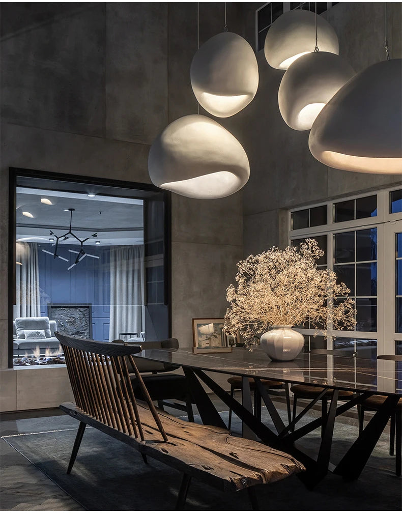 Nordic Wabi Sabi Pendant Lamps Dining Room Lighting