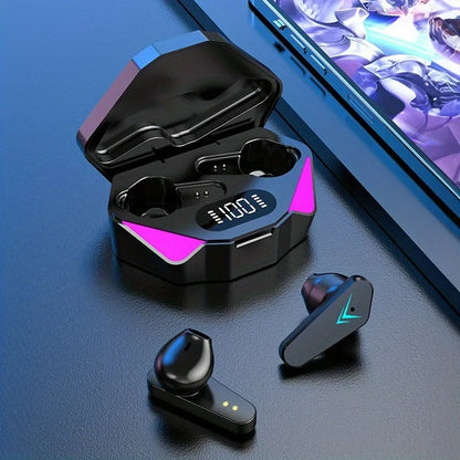 TWS Wireless Bluetooth Headset LED Display Gamer Earbuds