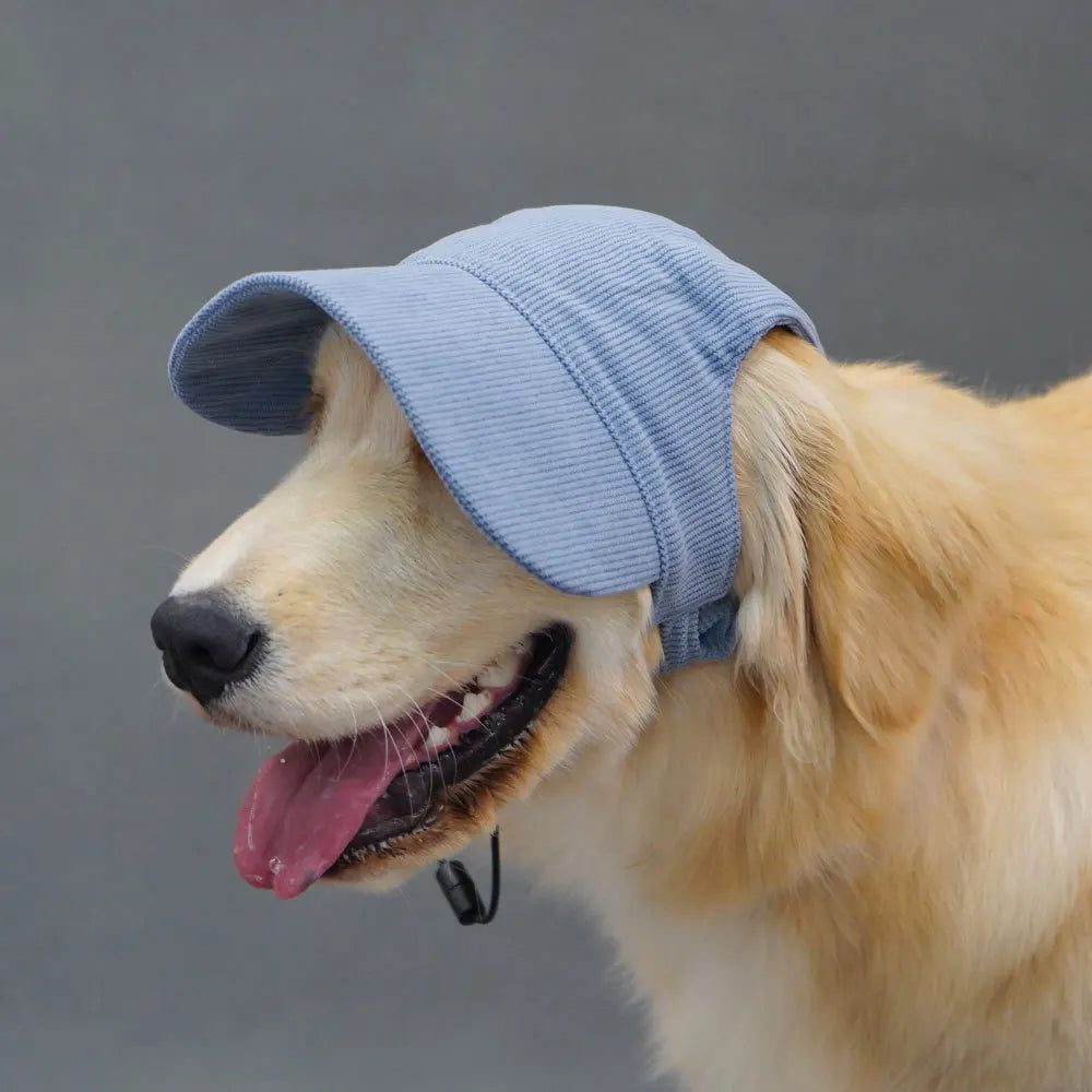 Fashion Big Dog Baseball Cap Durable Corduroy Sun Hat