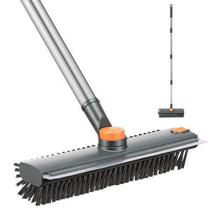 3 in 1 Scrub Brush with Long Handle Bathtub and Floor Gaps