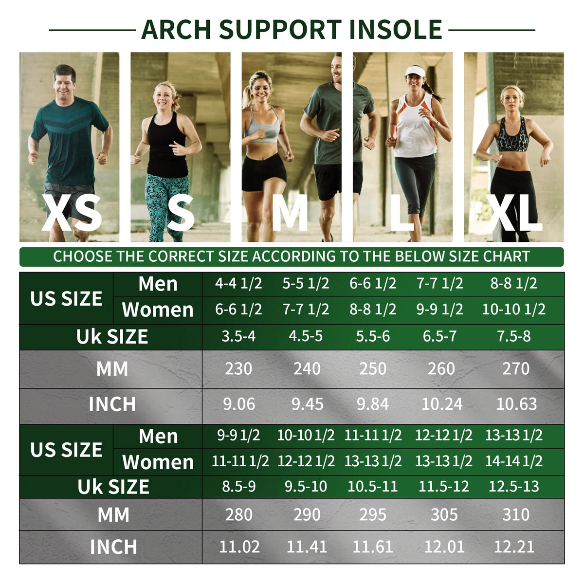 Plantar Fasciitis Orthopedic Sport Insole Arch Support Orthotic