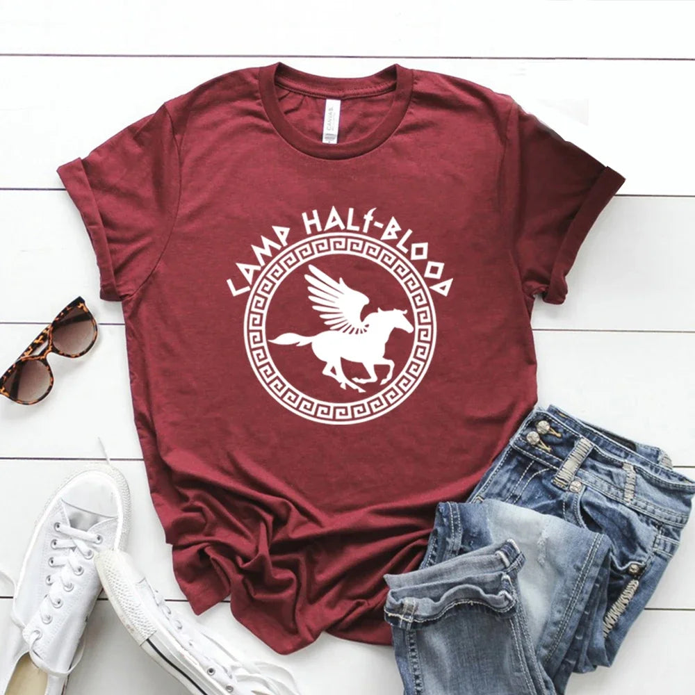 Camp Half Blood T Shirts Fall Training Camp Game Tshirt