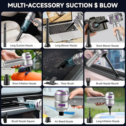 Car Vacuum Cleaner Wireless Mini Handheld for Car