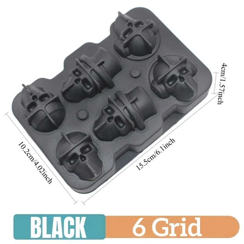 4/6/8/15Grids Silicone Ice Cube Molds Spherical Ice Molds
