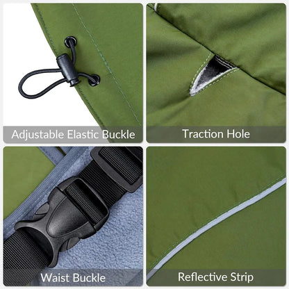 Dog Raincoat Windbreaker for All Dog Sizes Waterproof