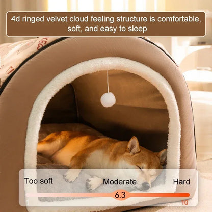 Hot Winter Warm Dog Removable Pet Sleeping House