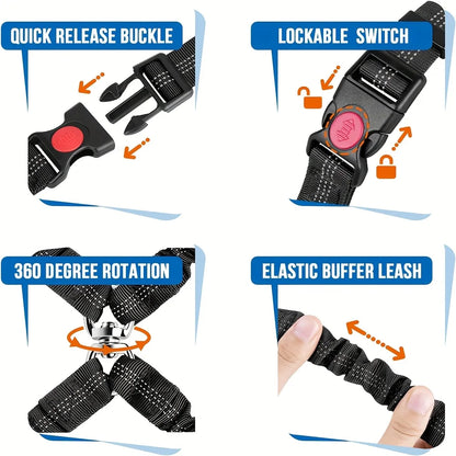 Dog Seat Belt for Car,Dog Car Harness Seatbelt