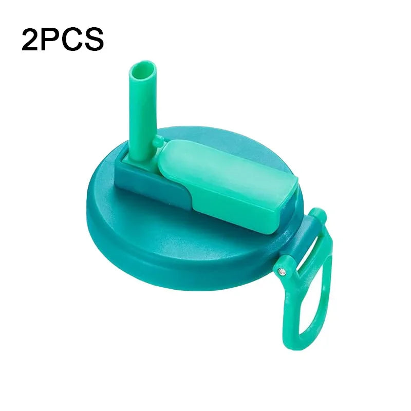 Portable Soda Can Lid Silicone Straw Soda Can Lid Reusable