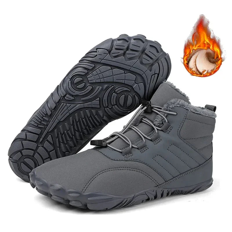 Men Plush Winter Boots Shoes Women Waterproof Snow Cotton Boots