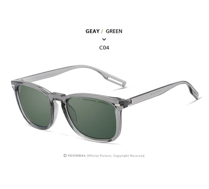 VEITHDIA Fashion Vintage Polarized Sunglasses for Men and Women