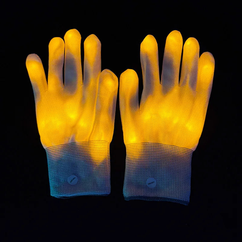 Wireless LED Neon Purge Mask & Fiber Optic Gloves