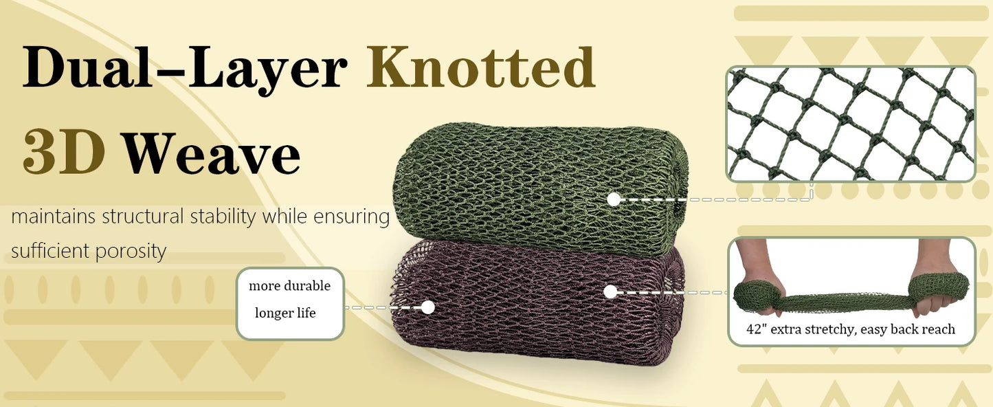 Authentic African Net Sponge Exfoliating Bath Shower