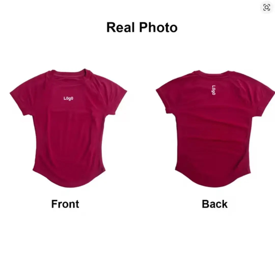 Quick Dry Women's Workout Shirts Short Sleeve Gym