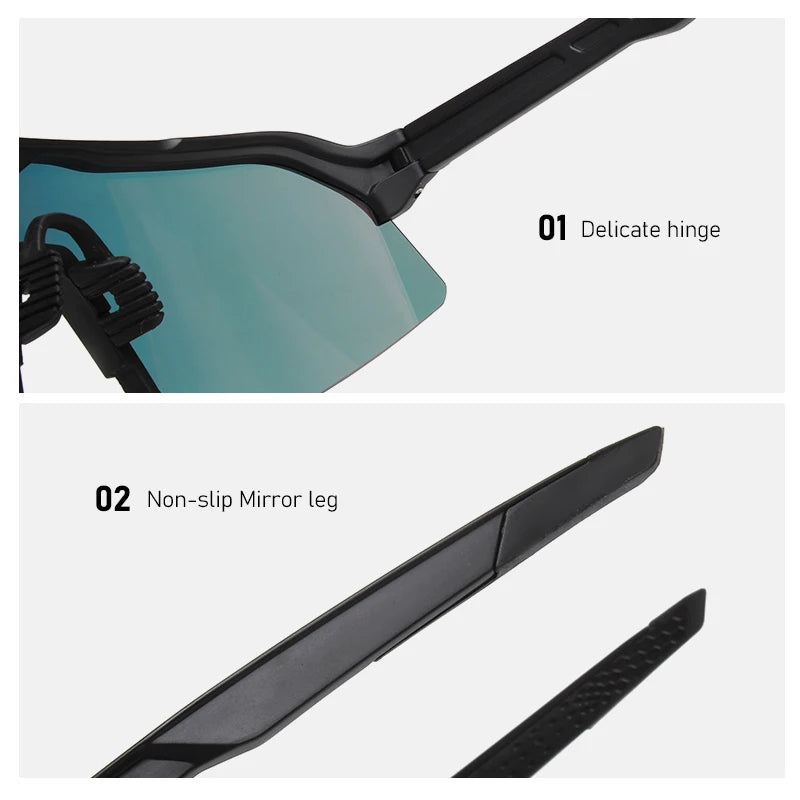 100 Bike Sunglasses Cycling Glasses for Man MTB Goggles