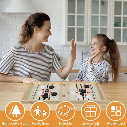 Foldable Foosball Winner Games Table Hockey Catapult Chess