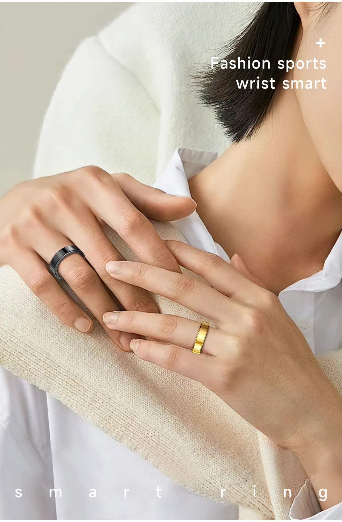 New Smart Ring Heart Rate Blood Pressure Sleep Monitoring