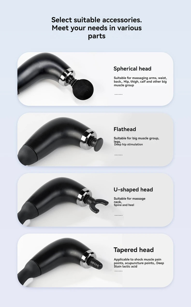 New Smart Fascia Gun Electric Massager Massage Hammer