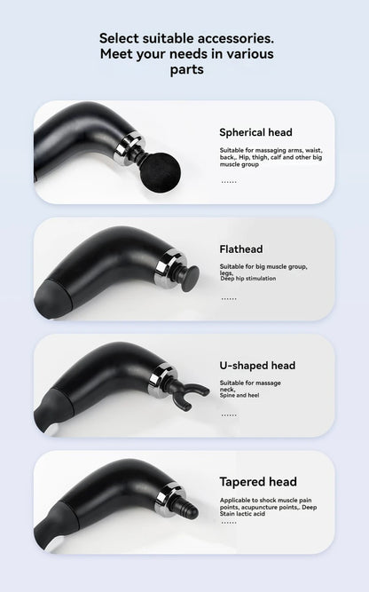 New Smart Fascia Gun Electric Massager Massage Hammer