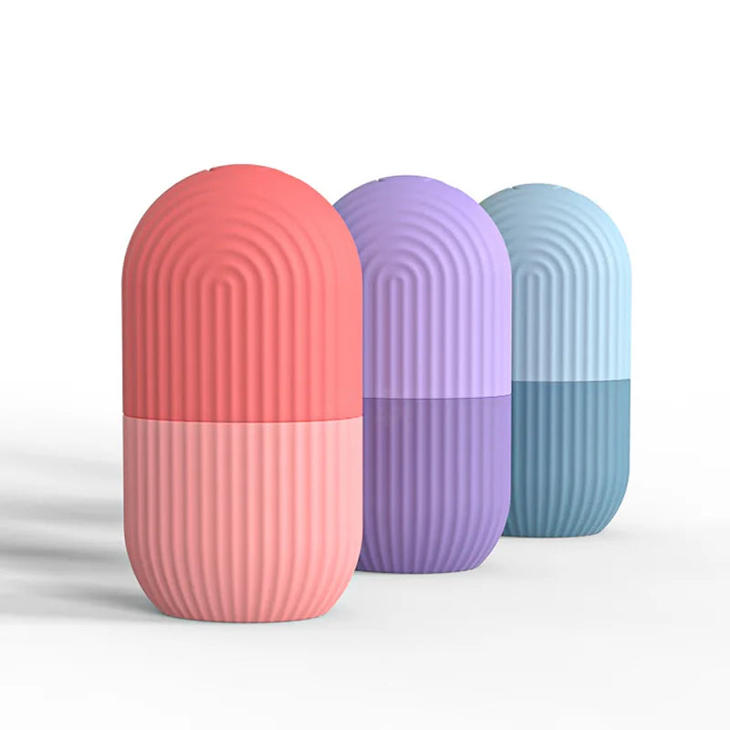 2-IN-1 Silicone Ice Roller Mold Mini Portable Face Cleansing
