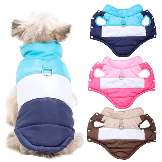 Dog Clothes Autumn Winter Warm Pet Coat Waterproof Jacket