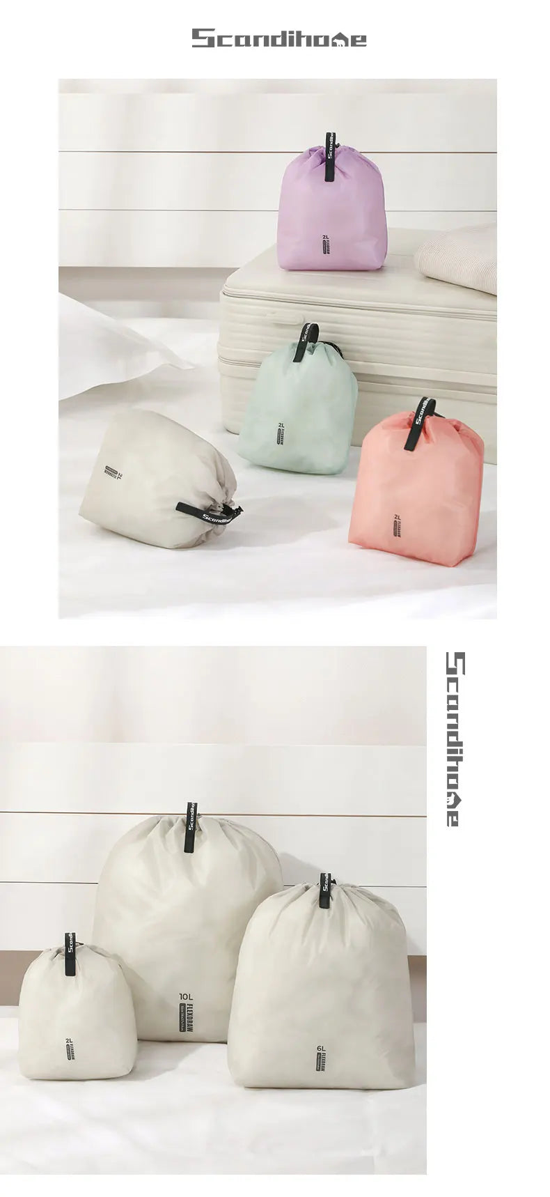 Travel Organizer Pouch with Multiple Pockets for Outdoor