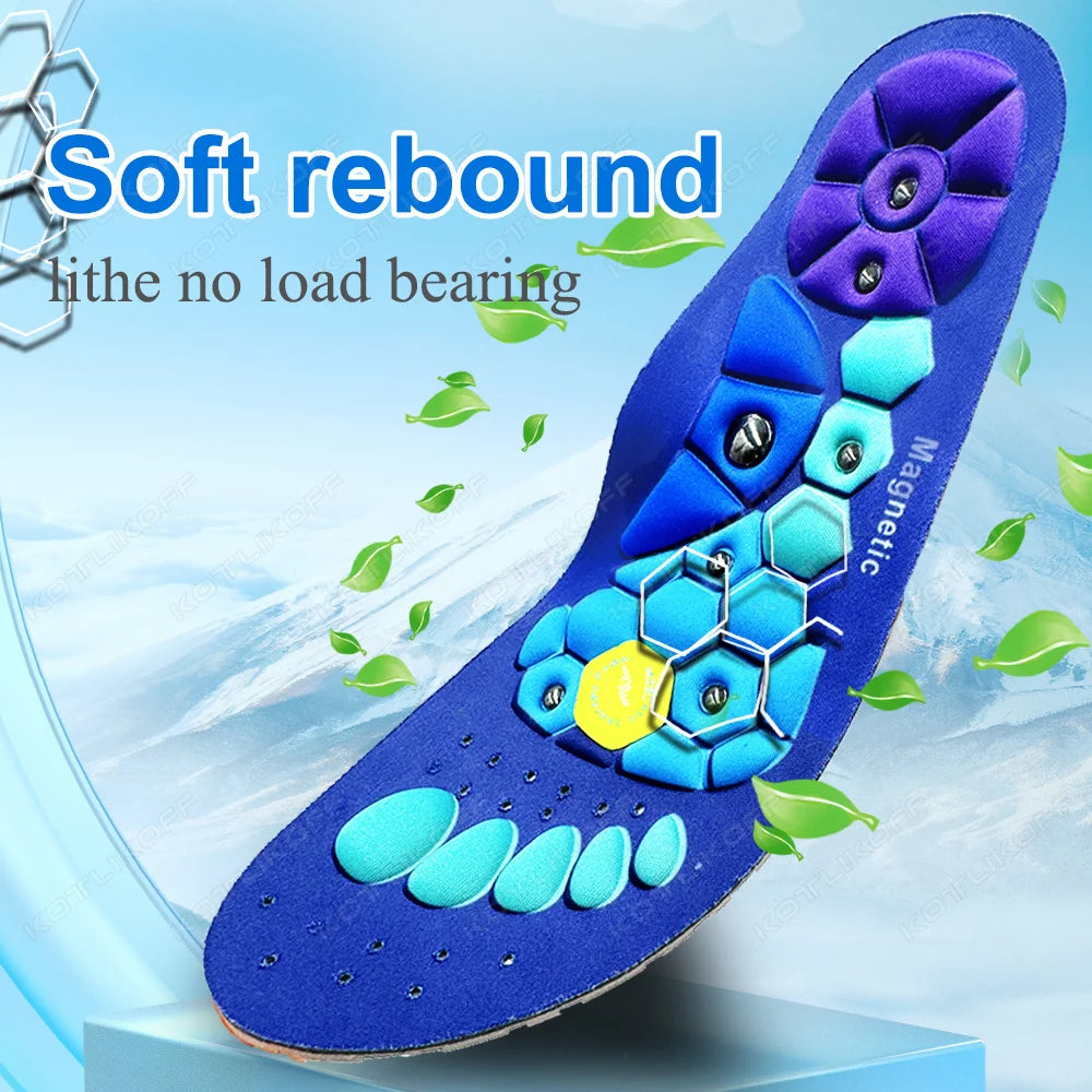 Medical Magnetic Therapy Sports Insoles Massage Foot
