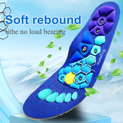 Medical Magnetic Therapy Sports Insoles Massage Foot