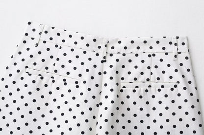 HH Fashion Women's Polka Dot Print Short Coats