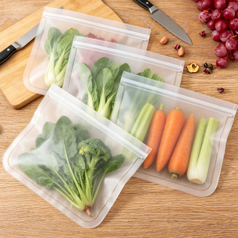 Silicone Food Storage Containers Reusable Food Bags