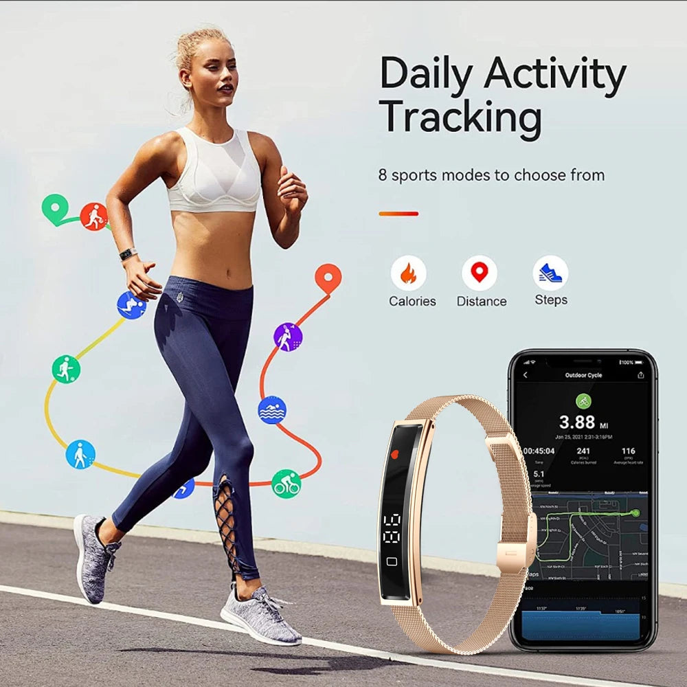 New Fashion Women Smart Bracelet Sport Mode Fitness