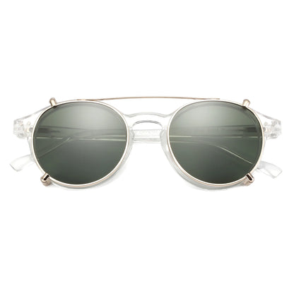 Steampunk Style Clip On Sunglasses for Men Women
