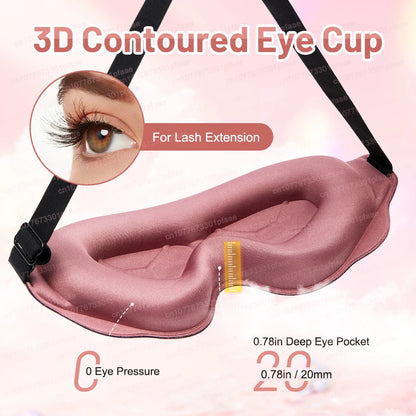 3D Sleep Mask Sleeping Aid Blindfold Block Out Light