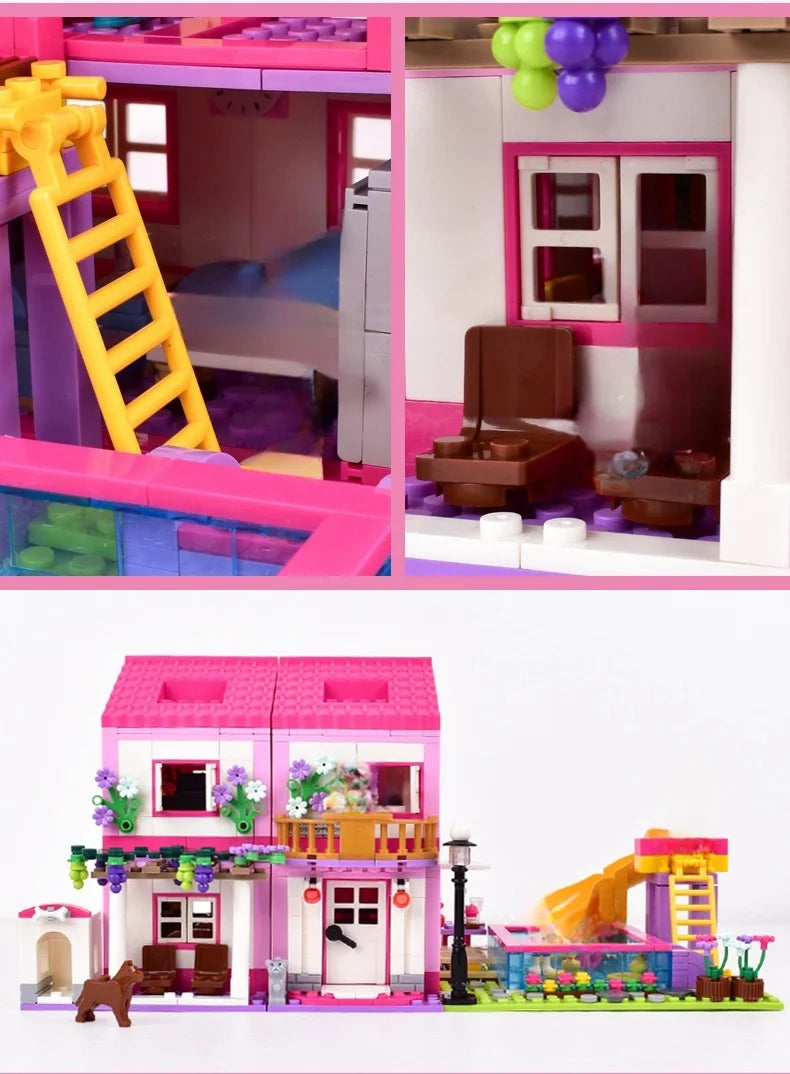 Friends City Series House Summer Holiday Villa Castle