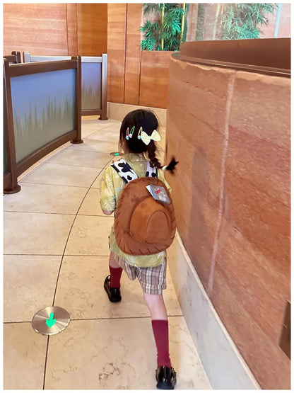 Cartoon Cowboy Hat Backpack Cute Fashion Creative Backpack