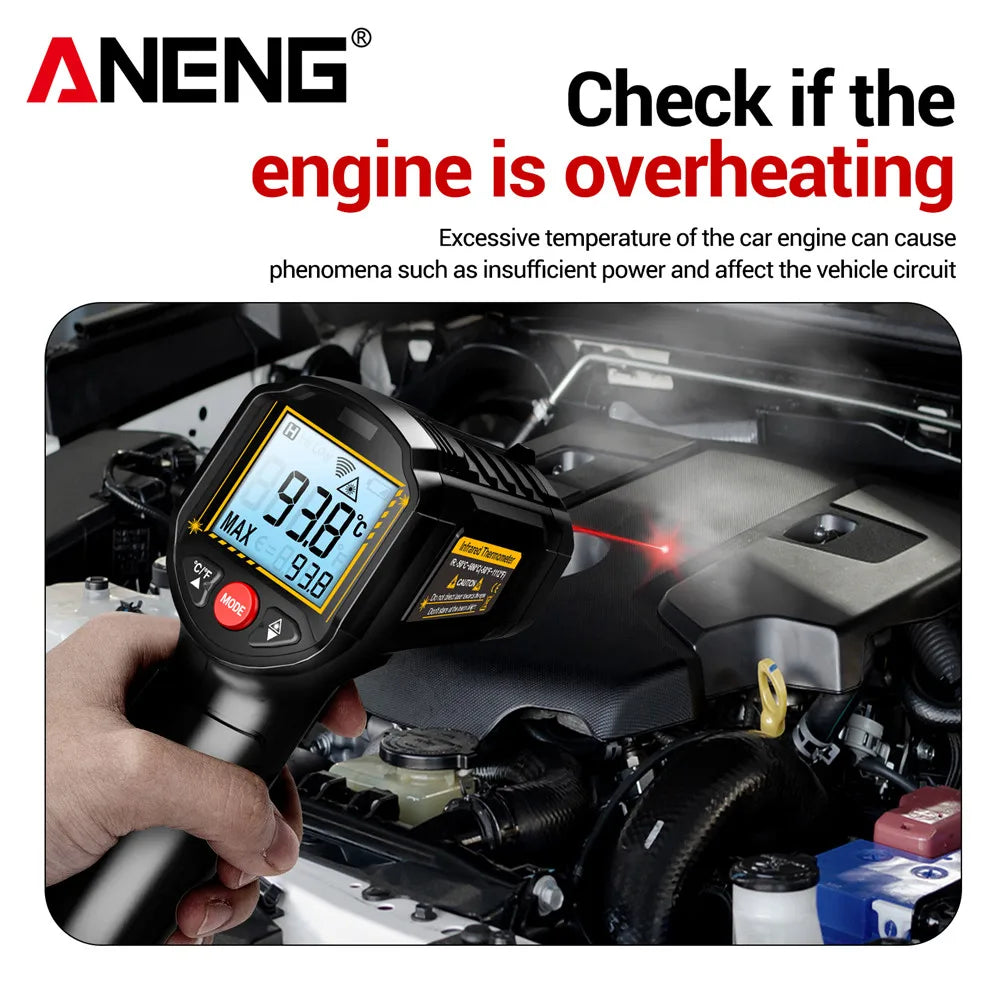 Infrared Thermometer Gun Non-contact Sensing