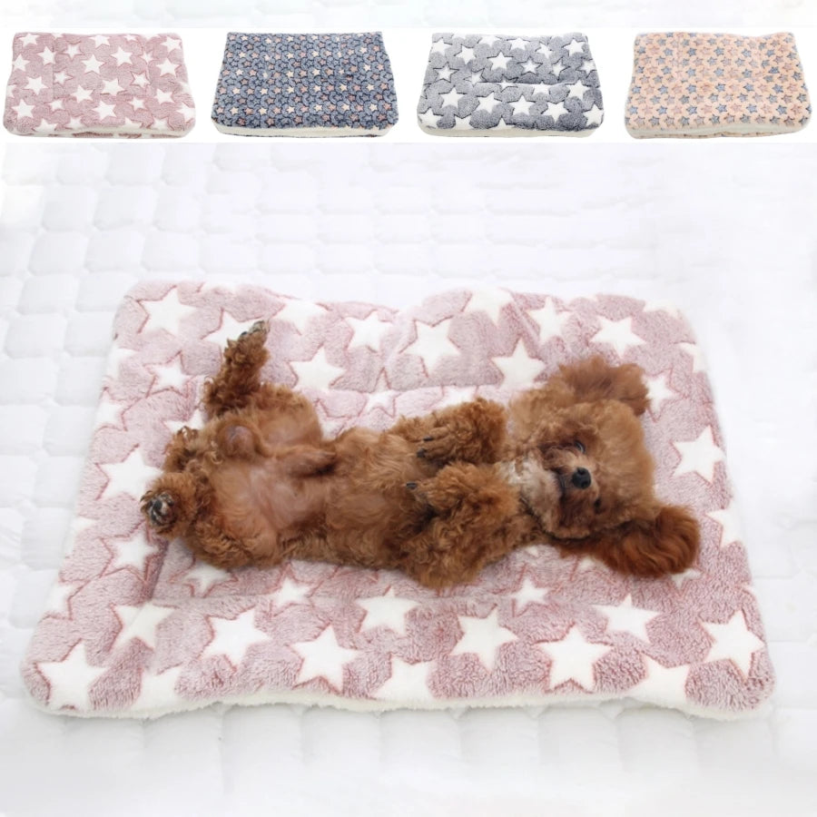 Thicken Flannel Mat Pet Beds Mats Dog Bed Sleeping Mat