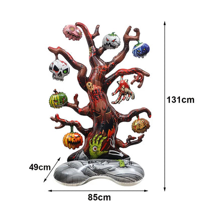 Halloween Inflatable Ghost Tree Balloons Pumpkins Mummy Miko