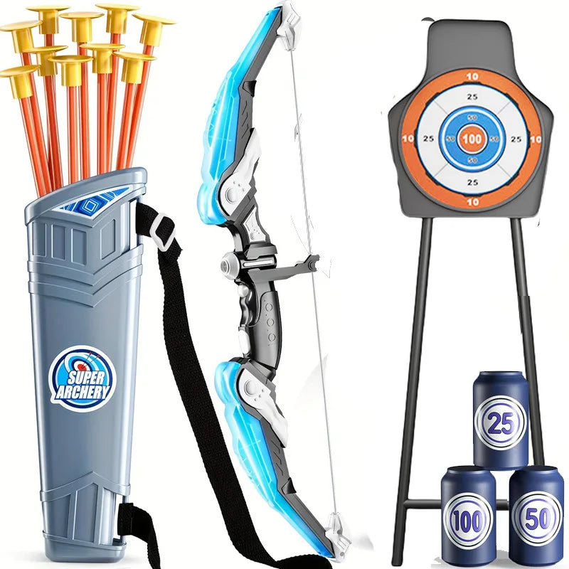 Bow and Arrow Set for Kids, LED Light Archery Playset