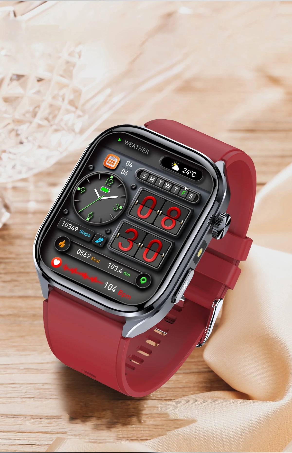 New AI Health Care Accurate detection ECG Smart Watch