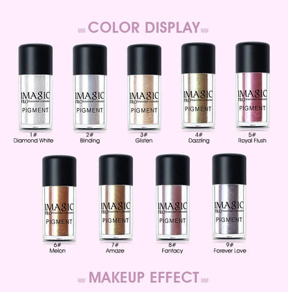 IMAGIC Glitter Eyeshadow Shimmer Shine Powder Eyes Makeup